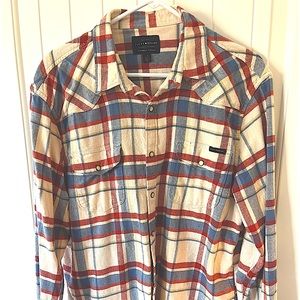 Lucky brand men’s button down flannel